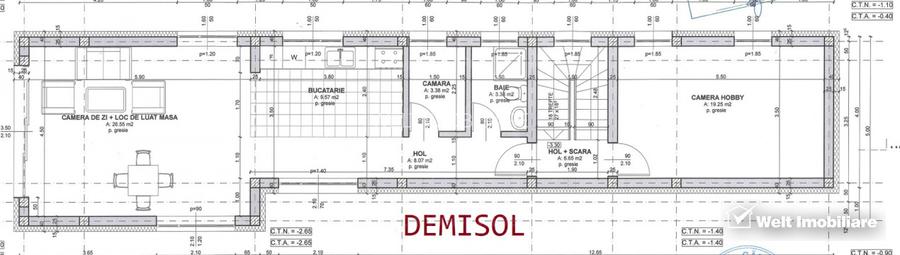 Casa in Sopor, D+P+E,  CE A+ NZEB,  177 mp utili + 2 terase + garaj - 2
