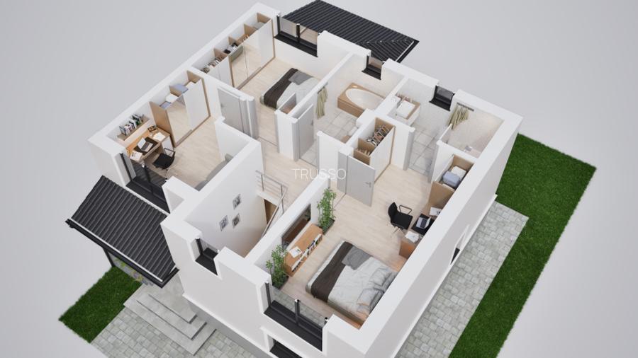 Duplex modern 115 mp | 4 camere | Teren 300 mp | Șura Mica - 4