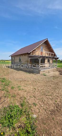 Cabana de vânzare din lemn masiv Mihăilești | 500 mp teren -Potențial investiție - 4