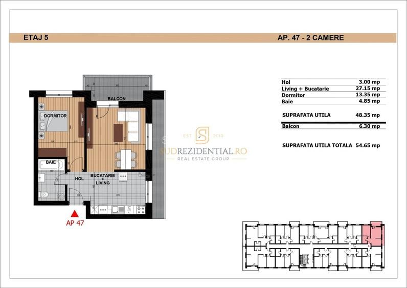 Apartament 0% Comision - 2 camere, tip studio, Aparatorii Patriei - 1