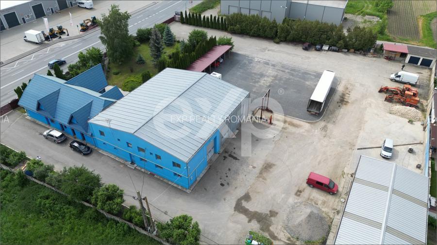 Proprietate industrială cu vizibilitate DN13 – Hală, birouri și teren 6.250 mp - 2