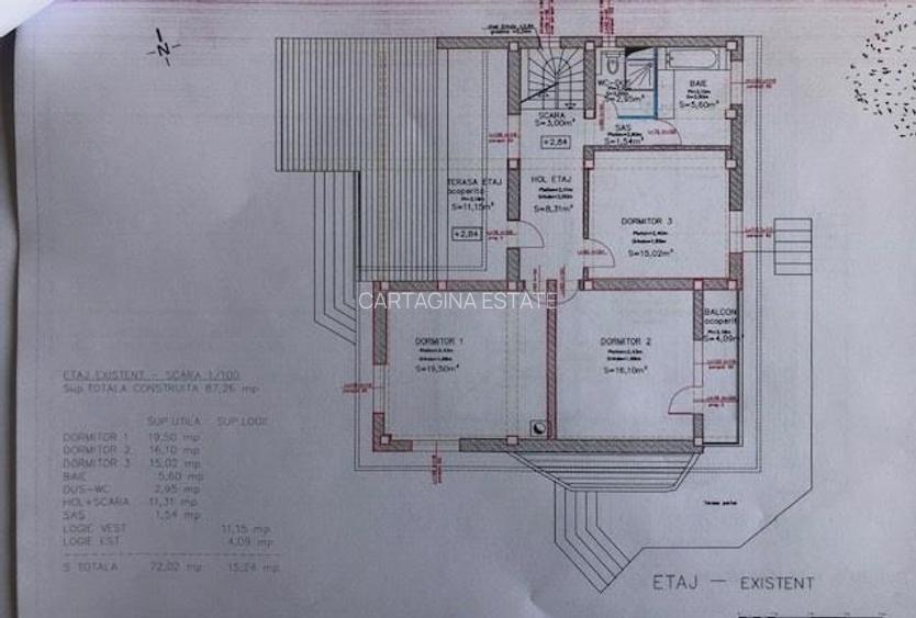 Casa P+1+M  1100 mp teren  B-dul Erou Iancu Nicolae - 19