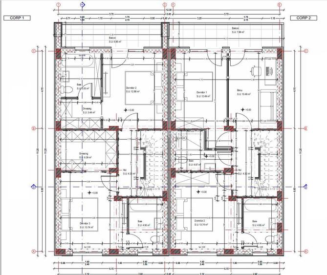 Teren intrav.3000mp(2357m+cota dr)91.92m desch. ,dezmembrat,auth,ctie pe 2loturi - 6