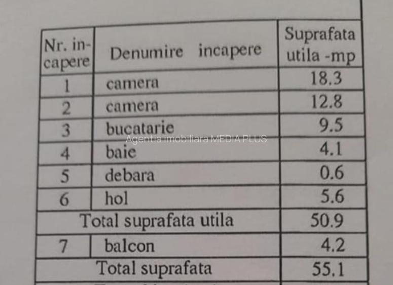 De vânzare apartament 2 camere decomandat – zona I.C. Frimu. - 2