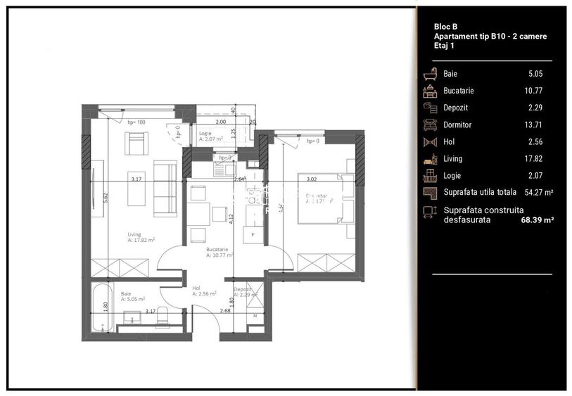 Apartment Premium | Zona Răcădău | 66 MP - 5