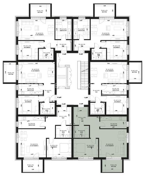 Cel mai generos apartamentu cu 2 camere @ Greenfield Residence Baneasa - 1