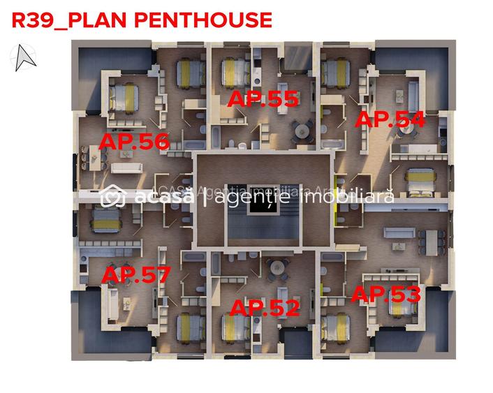 Deasupra orașului: Penthouse-ul tău în ARED City, zona IMAR - 10