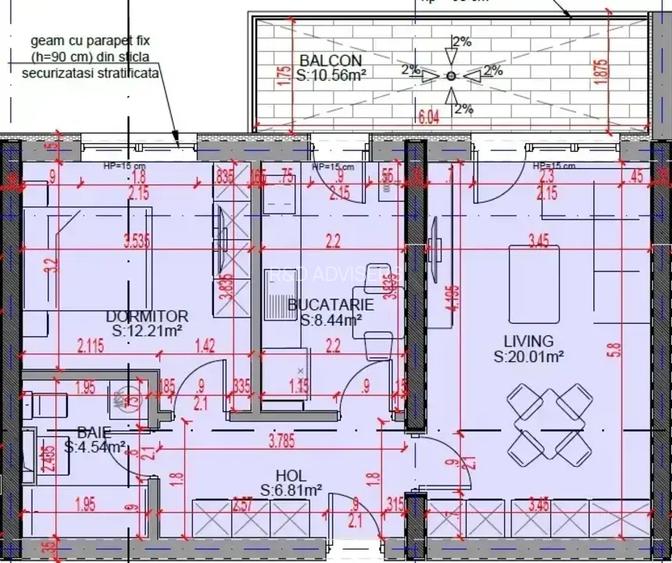 Apartament 2 camere Decomandat Luminos Metrou Nicolae Teclu - 2