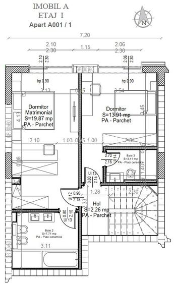 3 camere duplex Pipera | grădină proprie | 94 mp | proiect premiu - 11