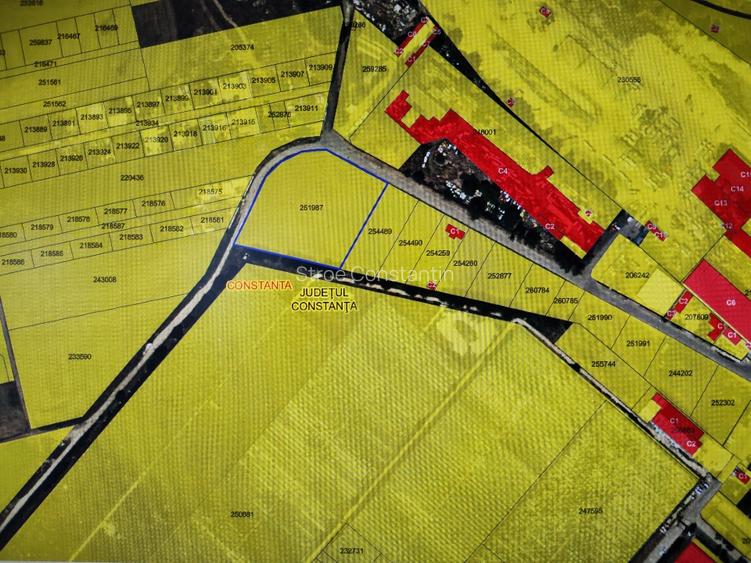 vanzare teren 2.000 mp in Constanta zona Varful cu Dor-Sere - 2