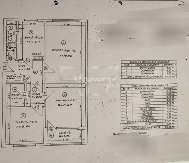 3 camere, et 1/4, GARAJ, centrala, anvelopat-Drumul Taberei - 15