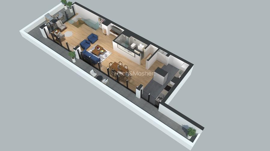 Penthouse amplasat pe 2 niveluri, spatii vitrate generoase, Complexul Studențesc - 21
