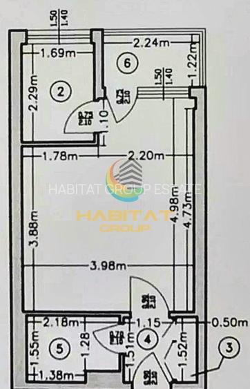 De Vanzare Garsoniera Semidecomandata 31mp Metalurgiei-Turnu Magurele - 1