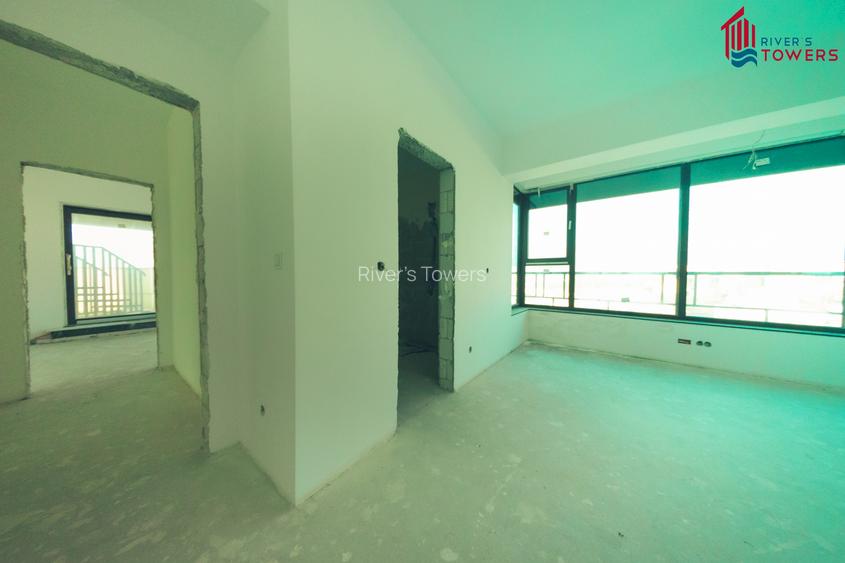 RIVER"S TOWERS - Penthouse finalizat si intabulat, se vinde la alb - 4