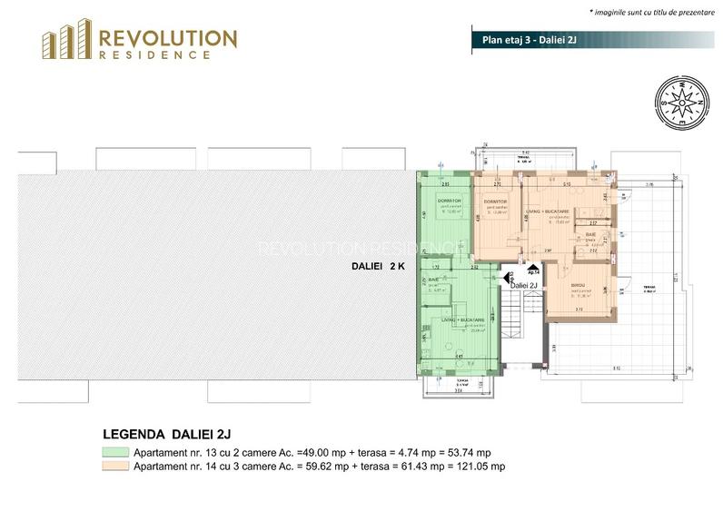 COMISION 0% - Apartamente finisate cu 2-3camere - Daliei 2J, Baia Mare - 2