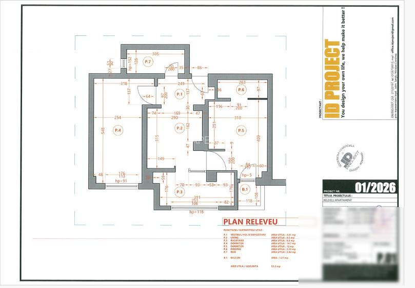 Comision O Apartament 2 Camere Grivitei 54 MP - 7