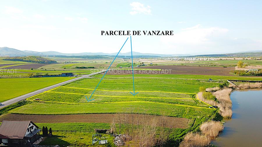 2 parcele de vanzare in Rotbav cu deschidere la DN si la lac - 5