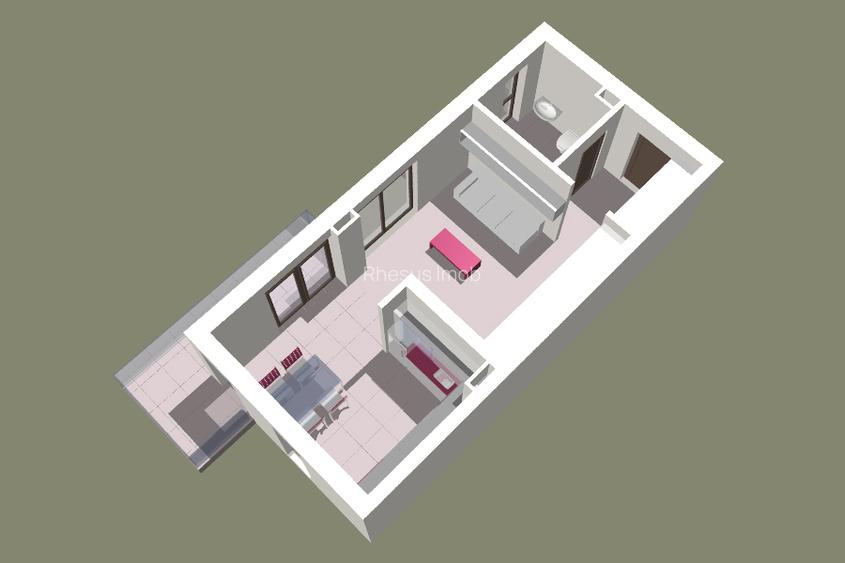 2 camere decomandat in vila, etaj 1 - 12