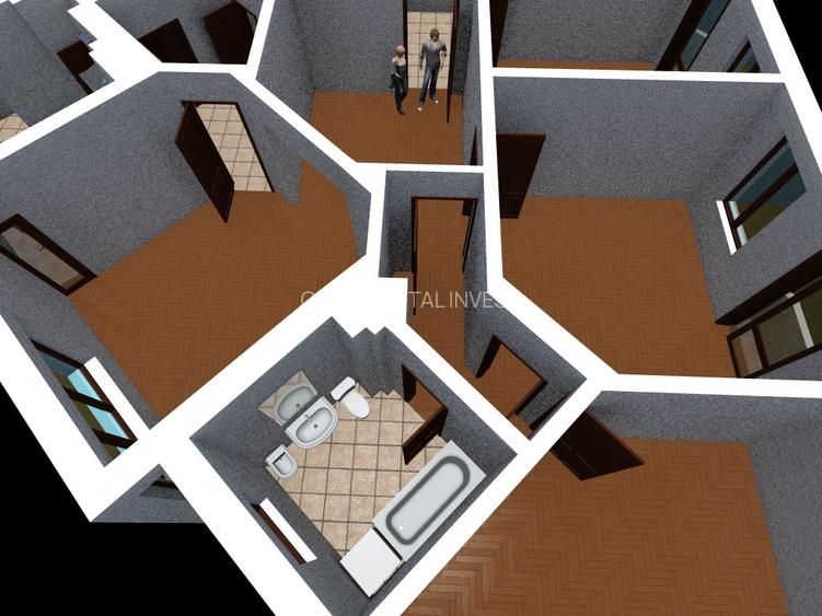 Apartament 5 camere 135mp utili cu Garaj Universitate - 11