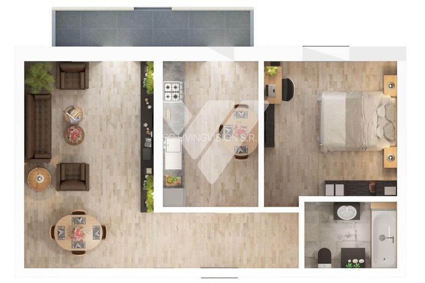 Apartament nou 2 camere 56 mp etaj 1  - Zona Rahovei/ Doamna Stanca - 2