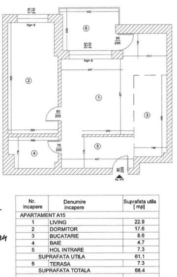 Apartament spatios si modern de 2 camere | Tunari | Loc de parcare inclus