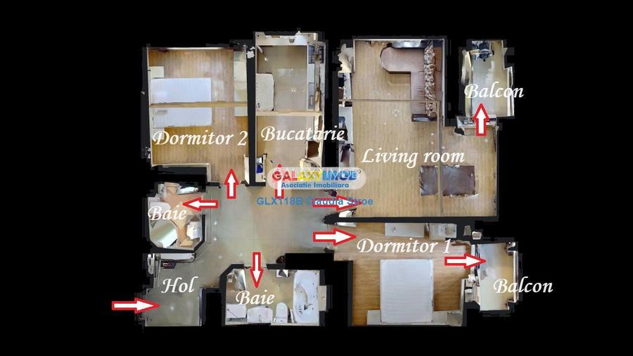 Inchiriere apartament 3 camere Militari - Apusului Metrou Pacii - 6