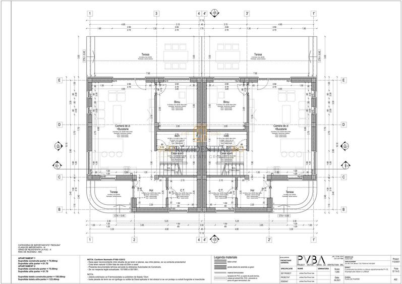 Vila duplex cu 5 camere, finisaje moderne, P+1+Pod - Comuna Berceni - 1