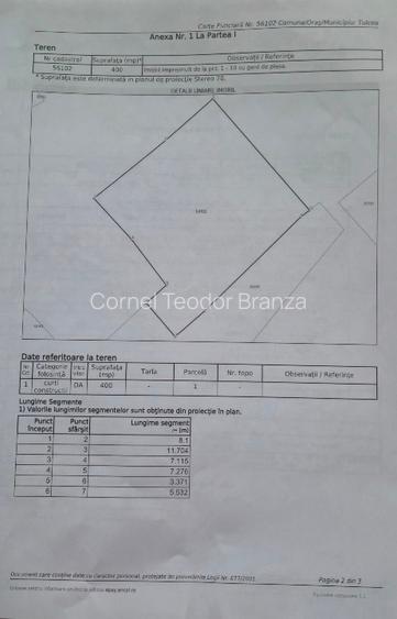 INVESTIȚIE Tulcea Z Peco  – 708 mp Teren (Lotizat) – P+2 – Str. Intrarea Antenei - 4