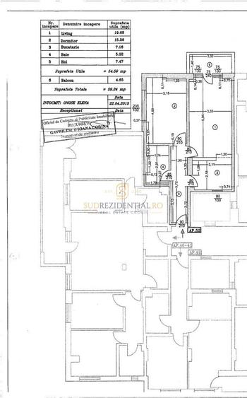 Apartament disponibil imediat, 2 camere, mobilat si utilat, Sector 4 - 1