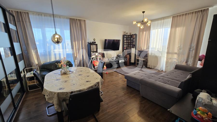 Apartament de vanzare 3 camere 93mp 2 bai balcoane zona Rahovei Sibiu - 3