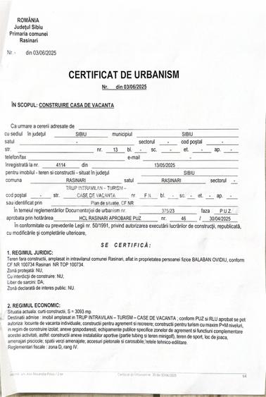 Teren cu puz intravilan in localitatea Paltinis din judetul Sibiu - 5