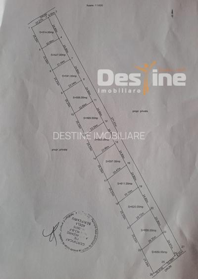 Parcele de vanzare  Cornesti, Miroslava, 17.000 EURO / PARCELA - 2