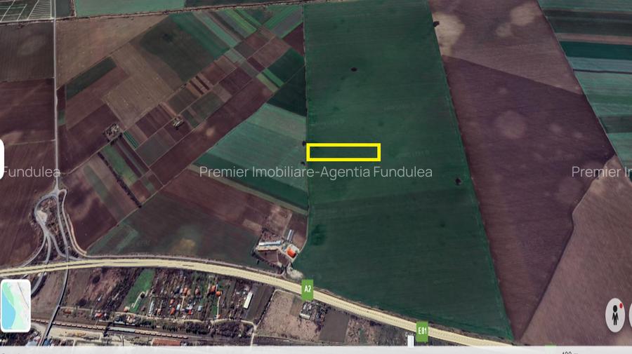 Teren 27.600 mp pretabil industrial – Autostrada Soarelui (A2), Fundulea - 3