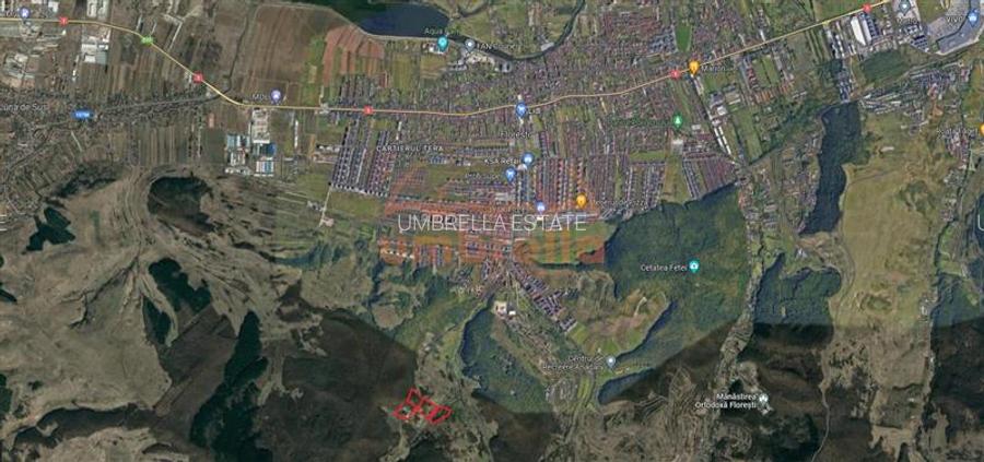 De vanzare teren intravilan  in Floresti, 24.200m²/40€ m² ! - 3