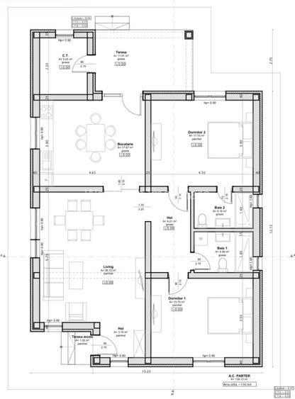 Casa individuala, 100 mp utili, 540 mp teren - Sanandrei - 15