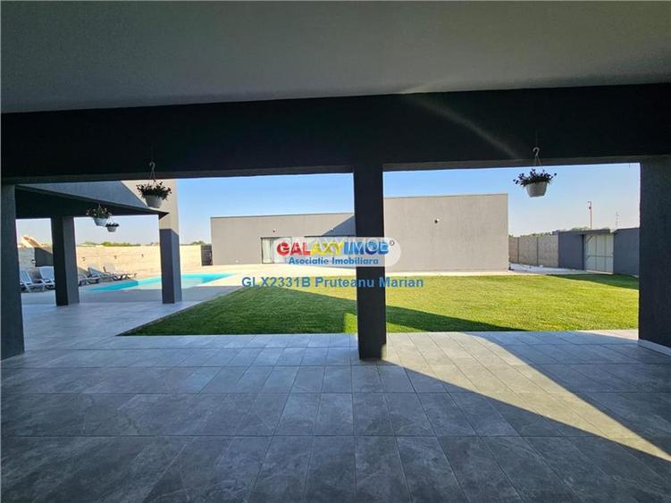 Vanzare casa de Lux cu piscina in aer liber situata in comuna Clinceni - 7