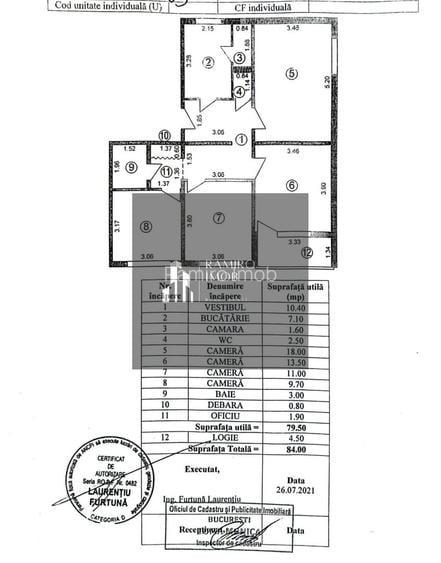 Apartament 4 camere decomandat Constantin Brancoveanu - 12