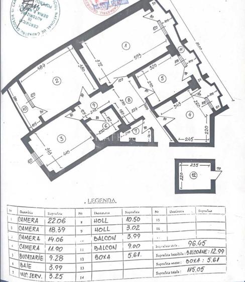 APARTAMENT 4 CAMERE 115 MP 2/8 BL 1991 MONOLIT  BOXA CASA POPORULUI - 5