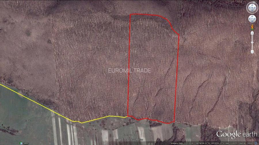 Vand parcele PADURE seculara stejar, N.Balcescu Valcea, la drum, conditii CABANA - 2