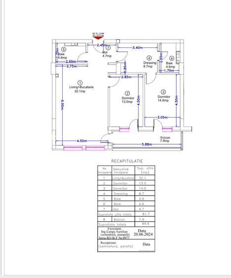 Apartament NOU 3 cam 100 MP |MTM-Rond Pipera-Aviatiei |PARCARE SUBTERAN INCLUSA - 20