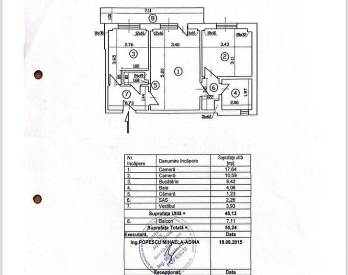 Bucur Obor metrou -  Apartament 2 camere , renovat - 6