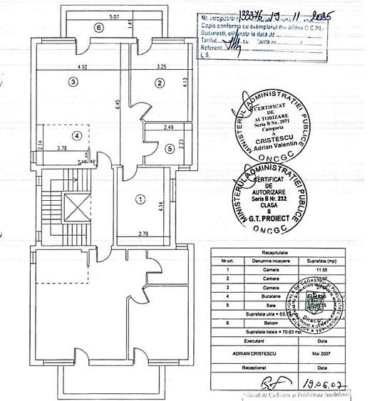 Apartament cu 3 camere de vanzare  | Timpuri Noi | bloc 2007 | lângă metrou - 1