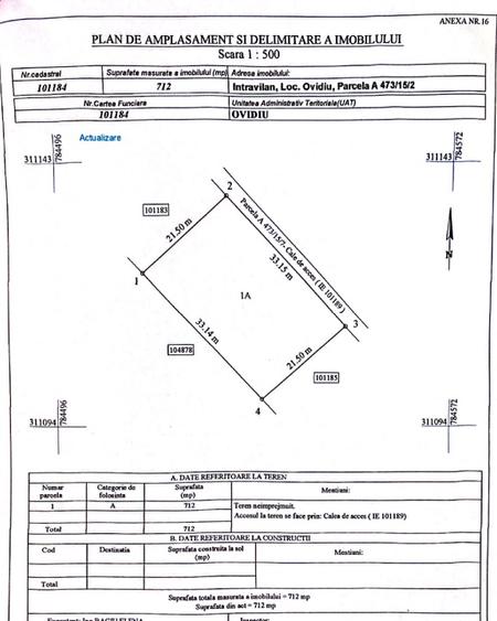 Teren intravilan Ovidiu - 2