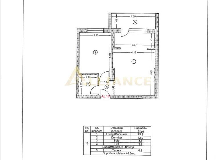 Metrou Berceni 7 minute Ap 2 camere - 7