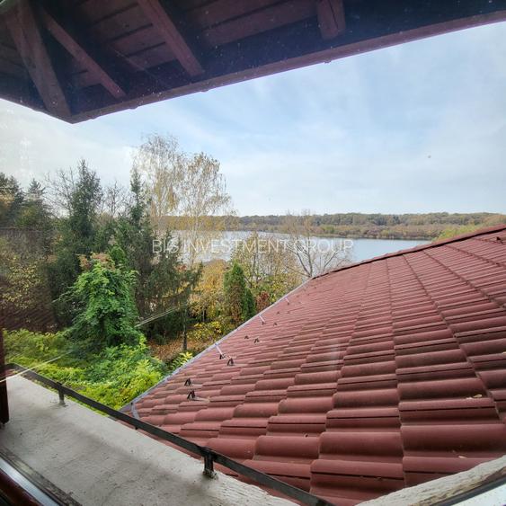 Vila lac snagov in cea mai buna portiune a lacului, ponton, garaj barca, piscina - 14