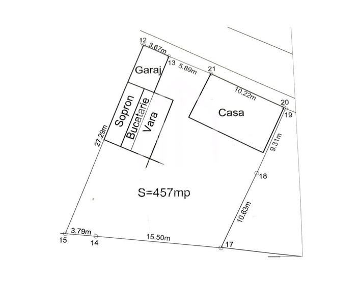 Casa individuala cu 5 camere, teren 457mp, mobilata, zona Trei Stejari - 25