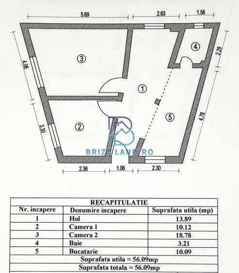 Bucurestii Noi, bd. 16 Februarie, imobil P+E, Parter, sup. 56mp, curte - 19