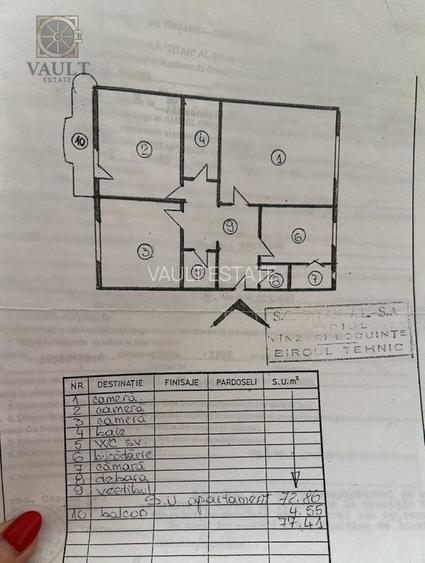 Apartament 3 camere- Metrou Timpuri Noi-Nerva Traian - 9