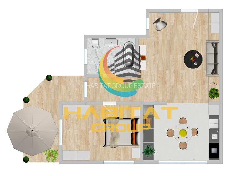 Tineretului metrou Budapesta vanzare 2 camere bloc nou - 13