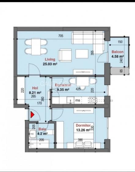 De inchiriat Apartament 2 Camere | Exigent Plaza | Parcare | LUX | AFI - 14